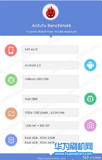 华为Mate 8跑分成绩 华为Mate 8硬件CPU介绍