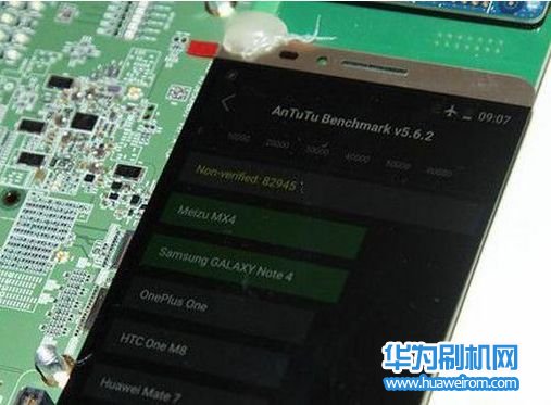 华为Mate 8跑分成绩